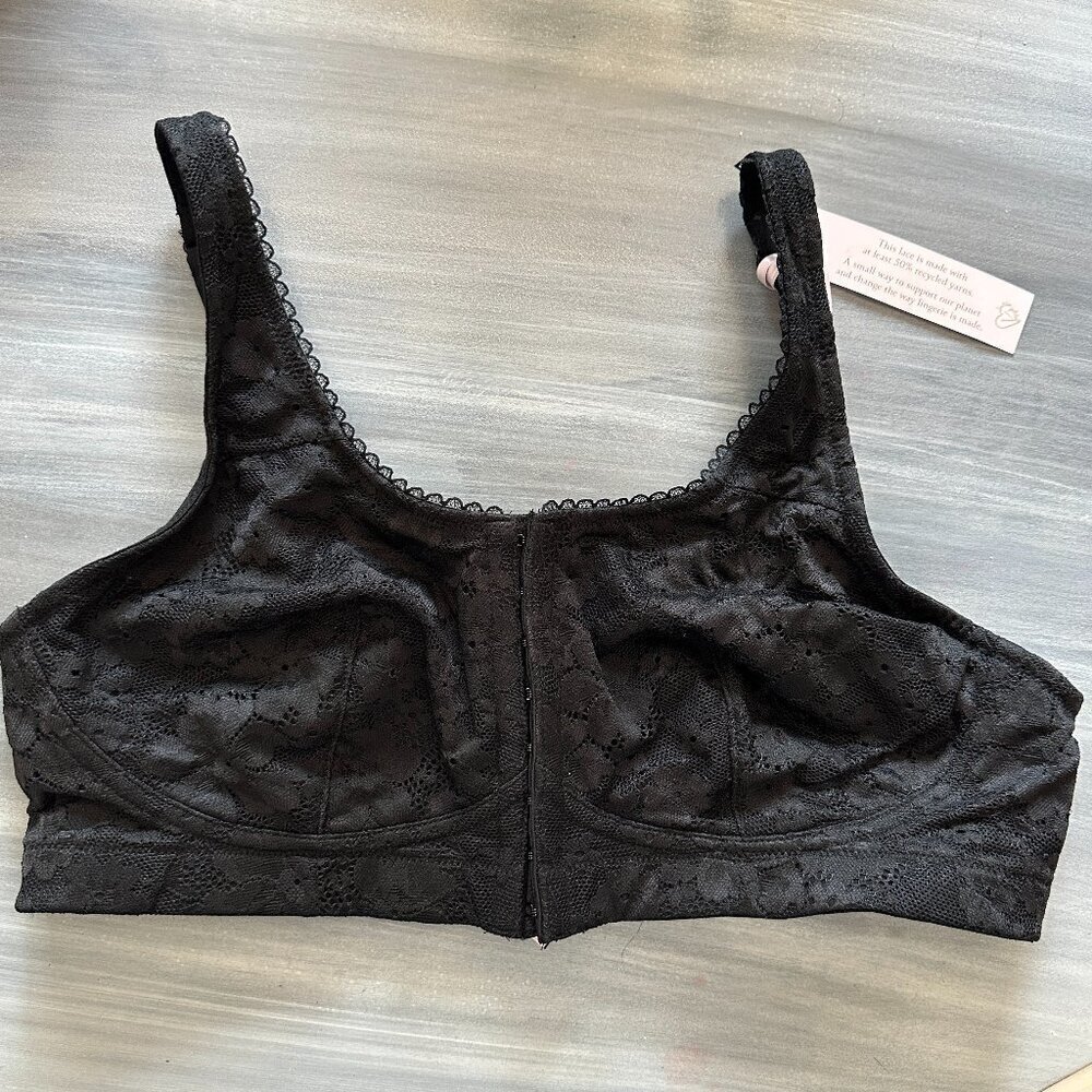 NWT Body by Victoria Victoria's Secret Black Size Large Mastectomy Bra